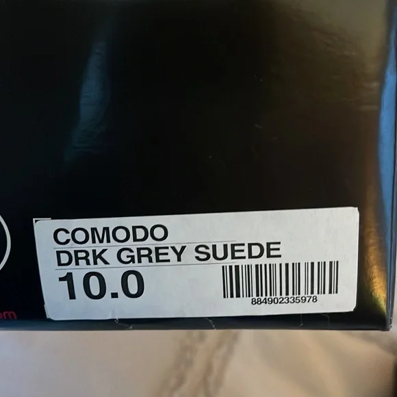 Steve Madden Comoros Drk Grey Suede Size 10 - Picture 4 of 4